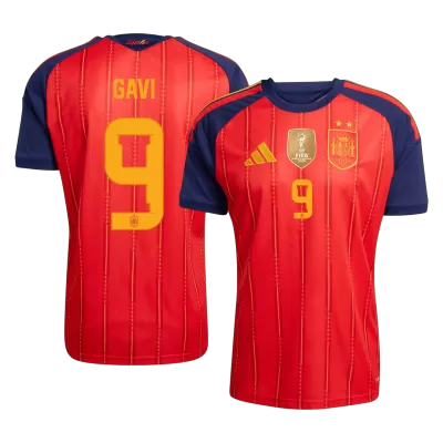 GAVI #9 Spain Jersey 2026 Home World Cup Champion Edition - ijersey