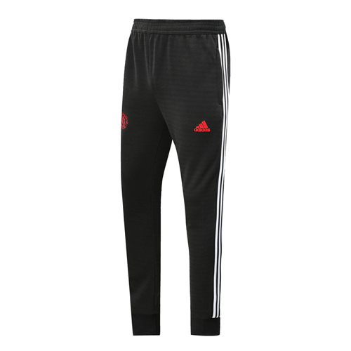 Manchester United Training Pants 2019/20 By Adidas - Black&White - ijersey